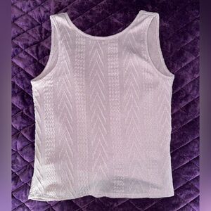 BiBi Textured Lavender Tank Top